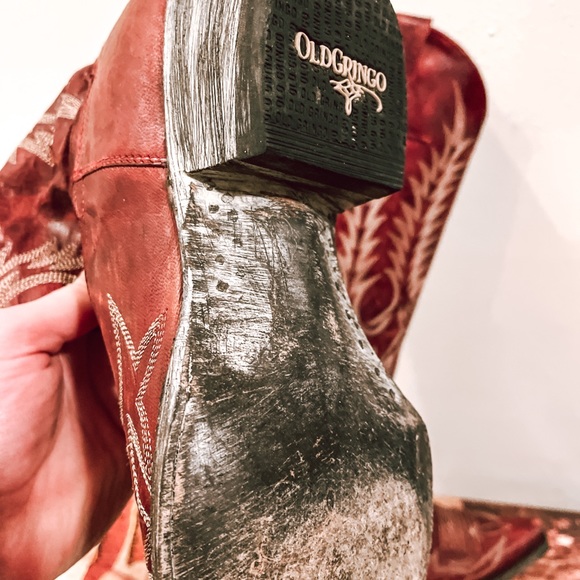 Old Gringo Women's Red Mayra Boots - Picture 6 of 9